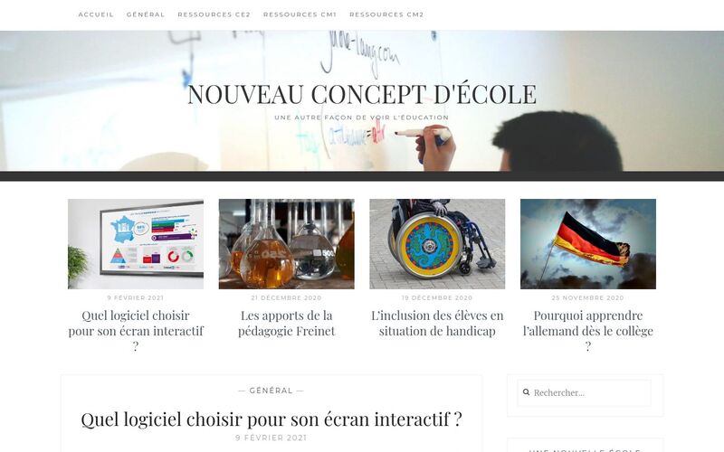 Nouveau concept d'école - Une autre façon de voir l'éducation